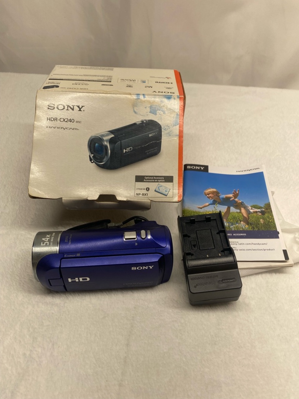 Sony Handycam CX240 Digital Camcorder Fully Tested With Box